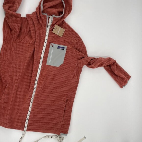NWT Patagonia RI AIr Full-Zip Hoody Burl Red Technical Fleece Mens 2XL Outdoor - Picture 7 of 9